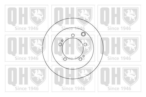 QUINTON HAZELL Тормозной диск BDC4883